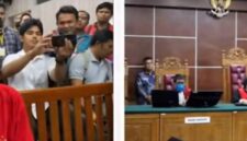 Majelis hakim dipimpin Tiwik saat membacakan putusan atas Fandi Ramadhan satu dari enam terdakwa kasus Sabu dua ton di pengadilan negeri Batam, Kamis (5/3/2026) Matapedia6.com/Istimewa