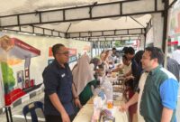 Pertamina Patra Niaga Sumbagut gelar bazar Ramadan. Foto:Istimewa
