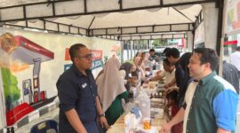 Pertamina Patra Niaga Sumbagut gelar bazar Ramadan. Foto:Istimewa
