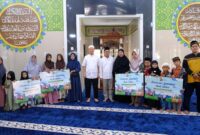 Pertamina Patra Niaga menggelar tausiyah dan santunan anak yatim di Masjid Taqwa Kantor Pertamina Patra Niaga Regional Sumbagut, Medan, Jumat (6/3/2026). Foto:Istimewa