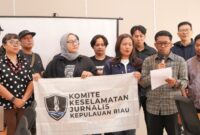 Komite Keselamatan Jurnalis Kepulauan Riau (KKJ Kepri), Minggu (8/3/2026). Foto: Yogi