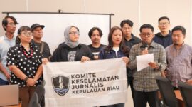 Komite Keselamatan Jurnalis Kepulauan Riau (KKJ Kepri), Minggu (8/3/2026). Foto: Yogi
