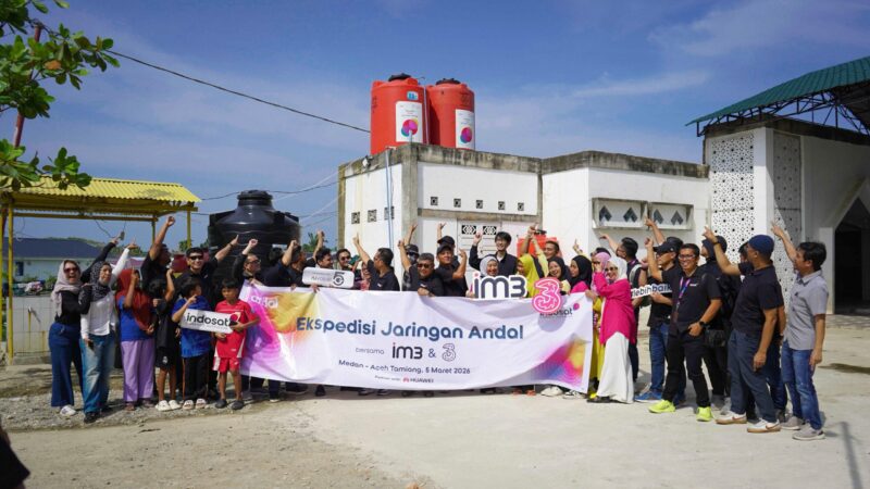 Jaringan Indosat stabil di Aceh. Foto:Ist