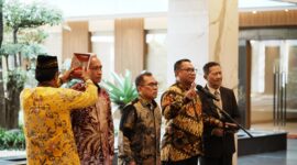 Tiga Deputi BP Batam di Lantik Menko perekonomian Airlangga Hartanto untuk memperkuat struktur organisasi. Pelantikan dilaksanakan di Gedung Ali Wardhana, Jakarta, Jumat (13/6/2026). Matapedia6.com/Dok BP Batam