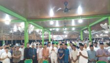 Wakil Ketua I DPRD Kota Batam bersama tim dan relawan Partai Gerindra dari Kecamatan Sekupang, Belakang Padang, Bulang, dan Galang dalam agenda silaturahmi serta buka puasa bersama di kawasan Patam Lestari, Jumat (13/3/2026). Foto:Istimewa