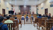 Suasana saat sidang putusan di Pengadilan Tipikor pada Pengadilan Negeri Tanjungpinang, Kamis (12/3/2026). Foto:Istimewa