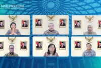 Bank Indonesia rapat secara virtual. Foto:Ist