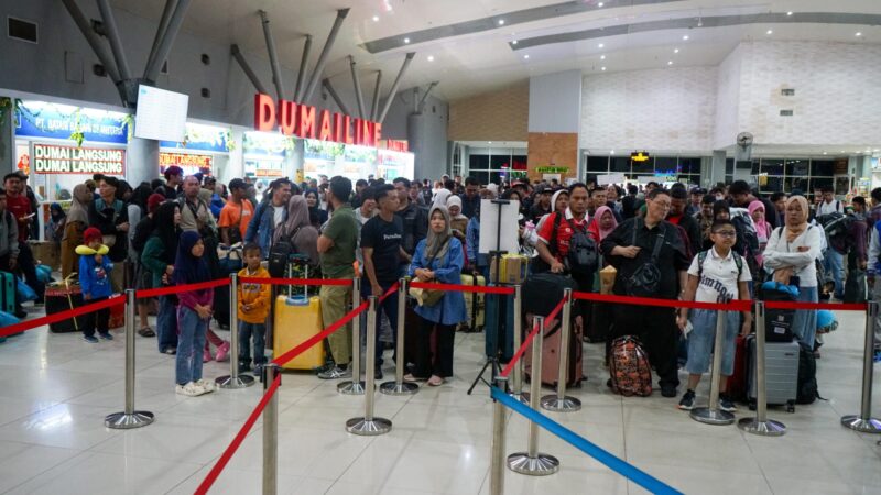 Suasana para pemudik lebaran tahun 2026 di Pelabuhan Domestik Sekupang Batam beberapa hari lalu. Foto:Ist
