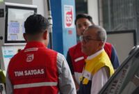 Tim Satgas Pertamina pantau distribusi energi saat mudik lebaran. Foto:Istimewa