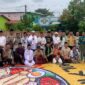 Polsek Batu Aji bersama masyarakat usai salat Istisqa pada Minggu (29/3/2026). Foto:Istimewa