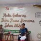 Kepala OJK Kepri, Sinar Danandjaya saat buka puasa bersama media Gathering, Selasa (3/3/2026). Foto:Rega/matapedia