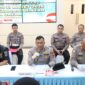 Kasat Lantas Polres Barelang Kompol Afiditya Arief Wibowo dalam konferensi pers kasus vira tabrak lari, Sabtu (4/4/2026). Foto:Humas Polresta Barelang