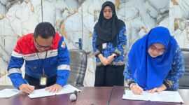 Pertamina dan BKKBN Sumatera Utara. Kolaborasi ini ditegaskan lewat penandatanganan Perjanjian Kerja Sama (PKS) implementasi Program Taman Asuh Sayang Anak (TAMASYA) di Aula BKKBN Sumut, Selasa (2/4/2026). Foto:Istimewa