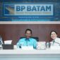 Kepala BP Batam Amsakar Achmad dan Wakil Kepala BP Batam Li Claudia serta KPK dalam pertemuan pada Rabu (8/4/2026). Foto:Istimewa