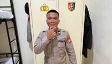 Bripda Natanael Simanungkalit semasa masih hidup dengan mengenakan seragam Polri, Selasa (14/4/2026). Matapedia6.com/Istimewa