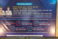 Bapenda Kota Batam sosialisasikan program Pengampunan PBB-P2, berlaku selama tiga bulan berakhir 30 Juni 2026, Selasa (14/4/2026).