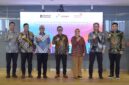 Direktur Strategic Portfolio Telkom Seno Soemadji (kedua dari kanan) dan Direktur Strategi & Pengembangan Bisnis PGN Mirza Mahendra (kedua dari kiri) dalam agenda ini di Jakarta, (10/4/2026). Foto:Telkom