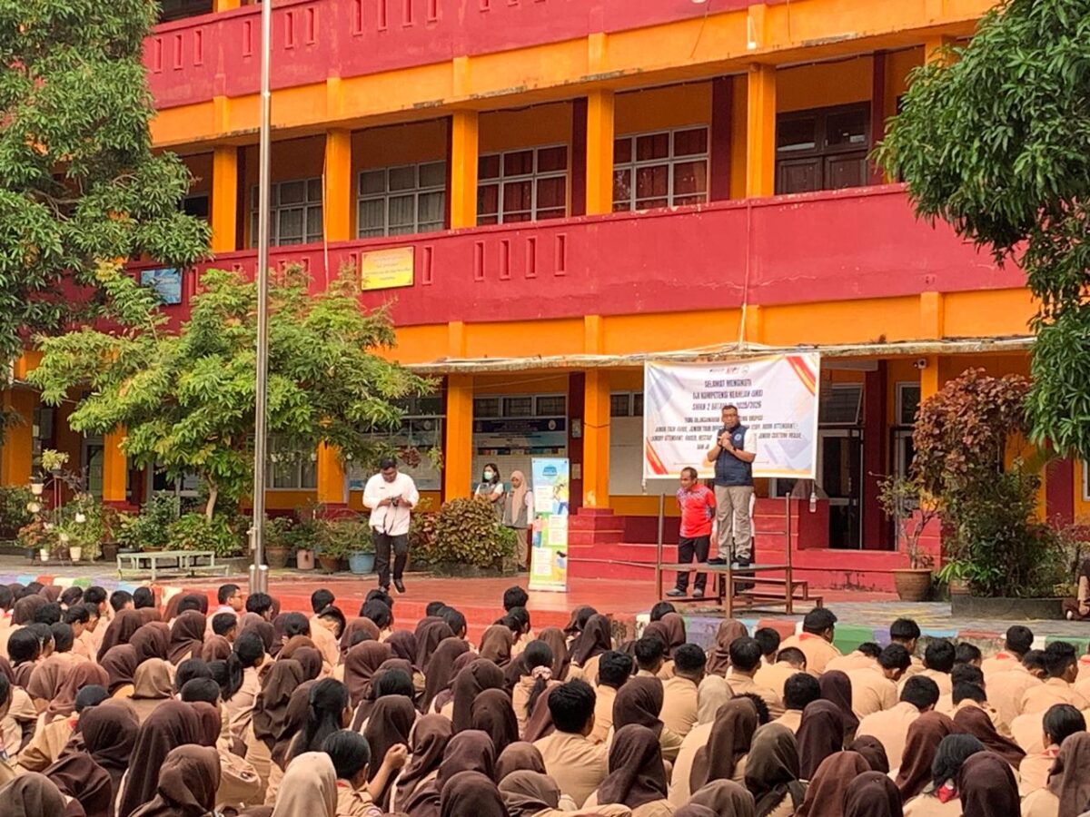 Sekolah Menengah Kejuruan Negeri (SMKN) 2 Batam sebagai percontohan pengembangan kurikulum berbasis Pencegahan, Pemberantasan, Penyalahgunaan dan Peredaran Gelap Narkotika (P4GN), Rabu (15/4/2026). Foto:Ist