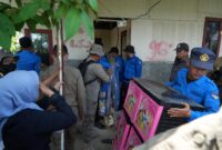 Tim terpadu tertibkan bangunan liar di Sei Binti, Kecamatan Sagulung, Kamis (16/4/2026). Foto:Ist