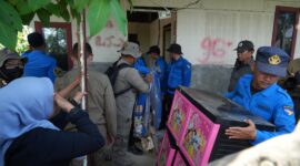 Tim terpadu tertibkan bangunan liar di Sei Binti, Kecamatan Sagulung, Kamis (16/4/2026). Foto:Ist