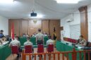 Empat polisi menjalani proses sidang kode etik di Polda Kepri, Jumat (17/4/2026). Foto: Humas Polda Kepri