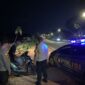 Patroli Polsek Batam Kota saat membubarkan balap liar pada Minggu (19/4/2026). Foto:Ist