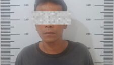 Terduga pelaku saat diamankan di Polsek Sagulung. Foto:Polsek Sagulung