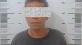 Terduga pelaku saat diamankan di Polsek Sagulung. Foto:Polsek Sagulung