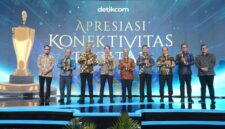 TelkomGroup meraih tiga penghargaan pada ajang Apresiasi Konektivitas Digital 2026. Foto:Istimewa