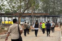 Puluhan Warga Negara Asing diamankan di wilayah Opus Bay, Marina. Foto:Dok.Imigrasi Batam