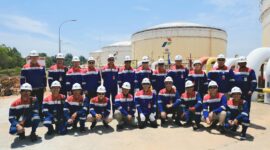 Komisaris Utama Pertamina Patra Niaga, Sabar Yudo Suroso, memimpin langsung management walkthrough (MWT) ke Aviation Fuel Terminal (AFT) Hang Nadim Batam dan Integrated Terminal (IT) Tanjung Uban, Rabu (22/4/2026). Foto:Istimewa