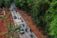 Suasana jalan Gajah Mada rampung dikerjakan. Foto:Humas BP Batam