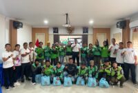 Karutan Batam Fajar bersama dengan para ojol pada Jumat (24/4/2026). Foto:Ist