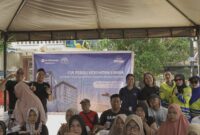 Manajemen Panbil Hospitality Group menggandeng Rumah Sakit Santa Elisabeth Batam Kota menggelar senam sehat dan pemeriksaan kesehatan gratis di wilayah RT 01, RT 02, dan RT 03 Tanjung Uma, Selasa (28/4/2026). Foto. (dok. Istimewa). 