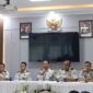Kepala Lapas Kelas IIA Batam, Yosafat Rizanto tengah saat halal bihalal bersama media pada Rabu (1/4/2026). Foto:Rega/matapedia