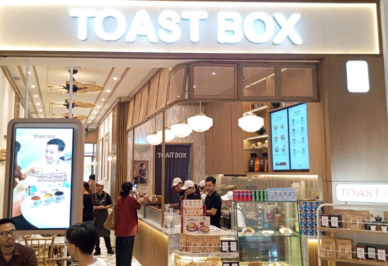 Toast box perdana hadir di K Square Mall pada Rabu (8/4/2026). Foto:Rega/matapedia