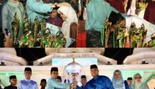 Kecamatan Sagulung meraih juara umum Musabaqah Tilawatil Qur’an dan Hadits (MTQH) XXXIV tingkat Kota Batam di Dataran Engku Putri, Batam Centre, Kamis (16/4/2026). Foto:Diskominfo
