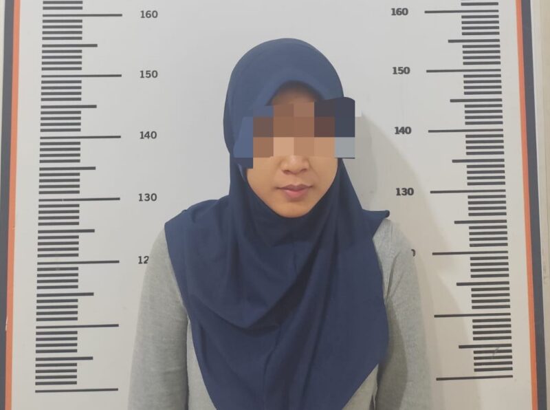 Terduga pencurian Top 100 Tembesi diamankan Polsek Sagulung. Foto:Istimewa