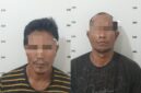 Kedua tersangka saat diamankan di Polsek Sagulung. Foto:Ist