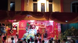 HUT ke-10 Klenteng Jin Shan Tang, Kamis (30/4/2026). Foto:Rega/matapedia