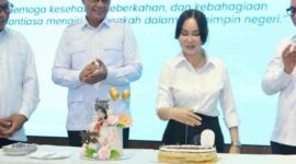 Wakil Ketua I DPRD Kota Batam,  Aweng Kurniawan dari Fraksi Gerindra, menghadiri penandatanganan Perjanjian Jual Beli Tenaga Listrik (PJBTL) antara PT PLN Batam dan PT Equator Gate System Batam (EGS AI Data Center) di Kantor PLN Batam, Batam Center, Senin (25/5/2026). Foto:Istimewa