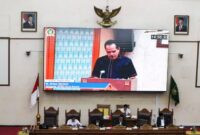 Anggota DPRD Kota Batam H. Arlon Veristo saat paripurna pada Rabu (6/5/2026). Foto:Istimewa