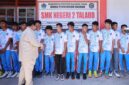 Presiden Prabowo bersama dengan pelajar salah satu SMKN 2 Talaud Provinsi Sulawesi Utara pada Sabtu (9/5/2026). Foto:Dok. Facebook