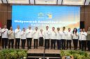 Kepala BP Batam Amsakar Achmad dan Wakil Kepala BP Batam Li Claudia Chandra bersama Kadin Batam. Foto:Dok. Humas BP Batam