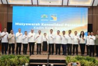 Kepala BP Batam Amsakar Achmad dan Wakil Kepala BP Batam Li Claudia Chandra bersama Kadin Batam. Foto:Dok. Humas BP Batam