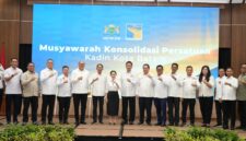 Kepala BP Batam Amsakar Achmad dan Wakil Kepala BP Batam Li Claudia Chandra bersama Kadin Batam. Foto:Dok. Humas BP Batam