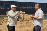 Anggota/Deputi Bidang Investasi BP Batam, Fary Djemy Francis, turun langsung meninjau lapangan dan berdialog dengan pelaku usaha. Foto:dok. Humas BP Batam