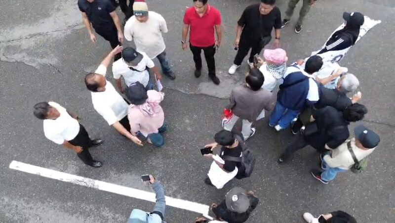 AJI kecam oknum aparat yang diduga menghalangi jurnalis saat aksi demo di Batam, Senin (4/5/2026). Foto:Istimewa