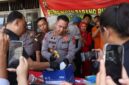 Kapolresta Jambi Kombes Pol Boy Sutan Binanga Siregar saat melakukan pemusnahan barang bukti narkotika di Gedung Satresnarkoba Polresta Jambi, Selasa (5/5/2026). Matapedia6.com/Ali