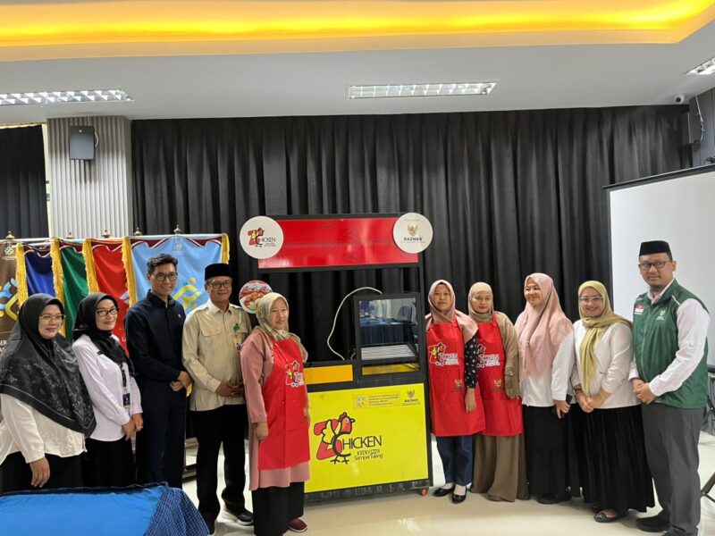 OJK dan BKKBN dan Baznas Kepri saat literasi ekonomi UMKM﻿. Foto:Istimewa